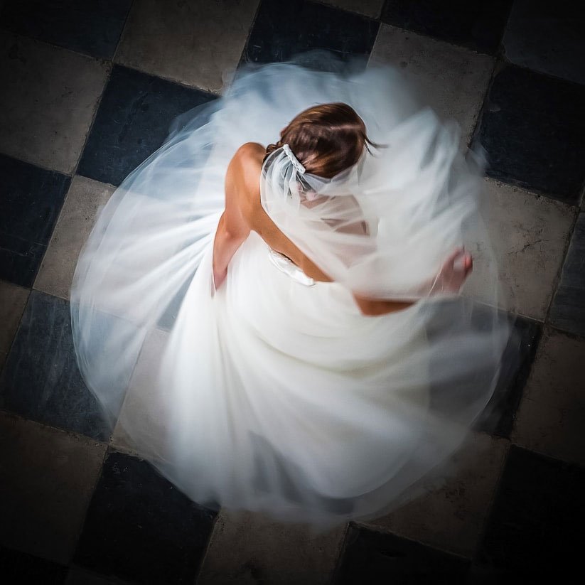 robe de mariée en tulle
