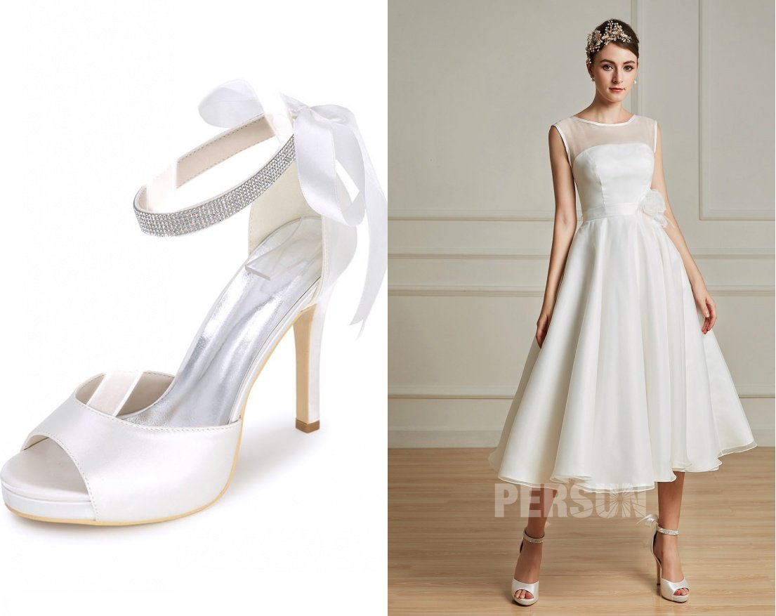 comment porter chaussures de mariage talon haut