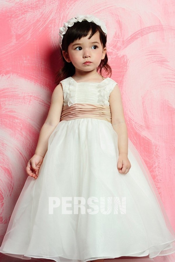 robe fille pour baptême taille rose